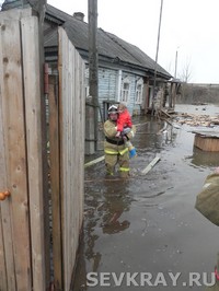 В посёлок Борисоглебский пришла вода