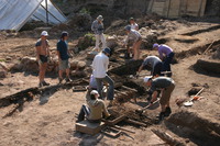 10 лет назад, 8 октября 2004 года, археологи обнаружили фундамент старинного Успенского собора на Стрелке Ярославля