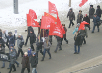 Оппозиция в Ярославле прошествовала по Свободе